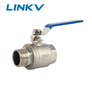 1 Piece Stainless Steel Ball Valve, High Flow One Piece Ball Valve, Stainless Steel One Piece Valve for Water and Gas Systems