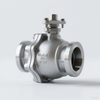 Stainless Steel Flanged Ball Valve with ISO 5211 Actuator Connector for Automation