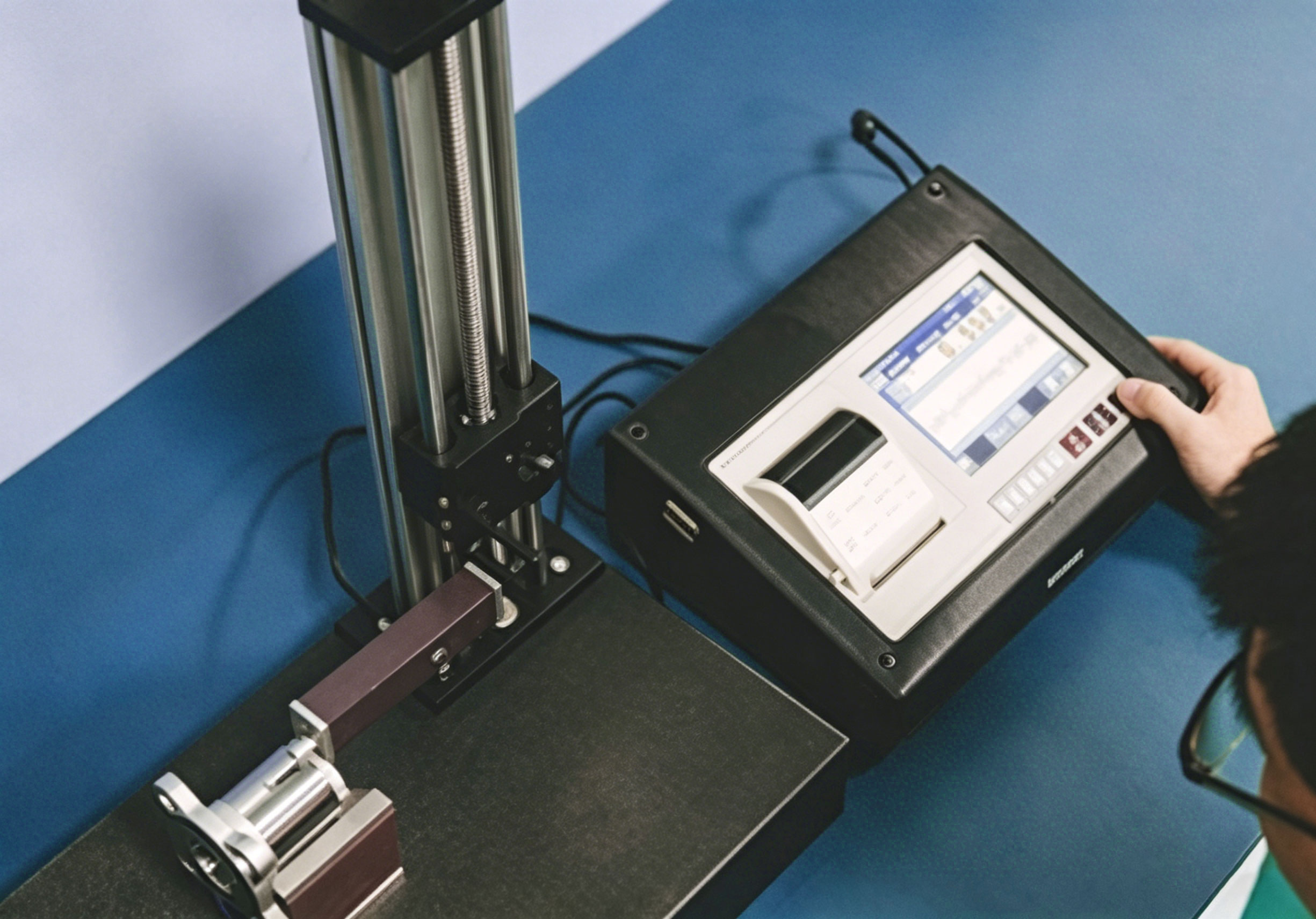 Surface roughness inspection of stainless steel ball valves