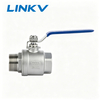 2PC Stainless Steel Ball Valve, Two Piece Ball Valve Disassembly, Durable 2 Piece Ss Ball Valve with Easy Maintenance