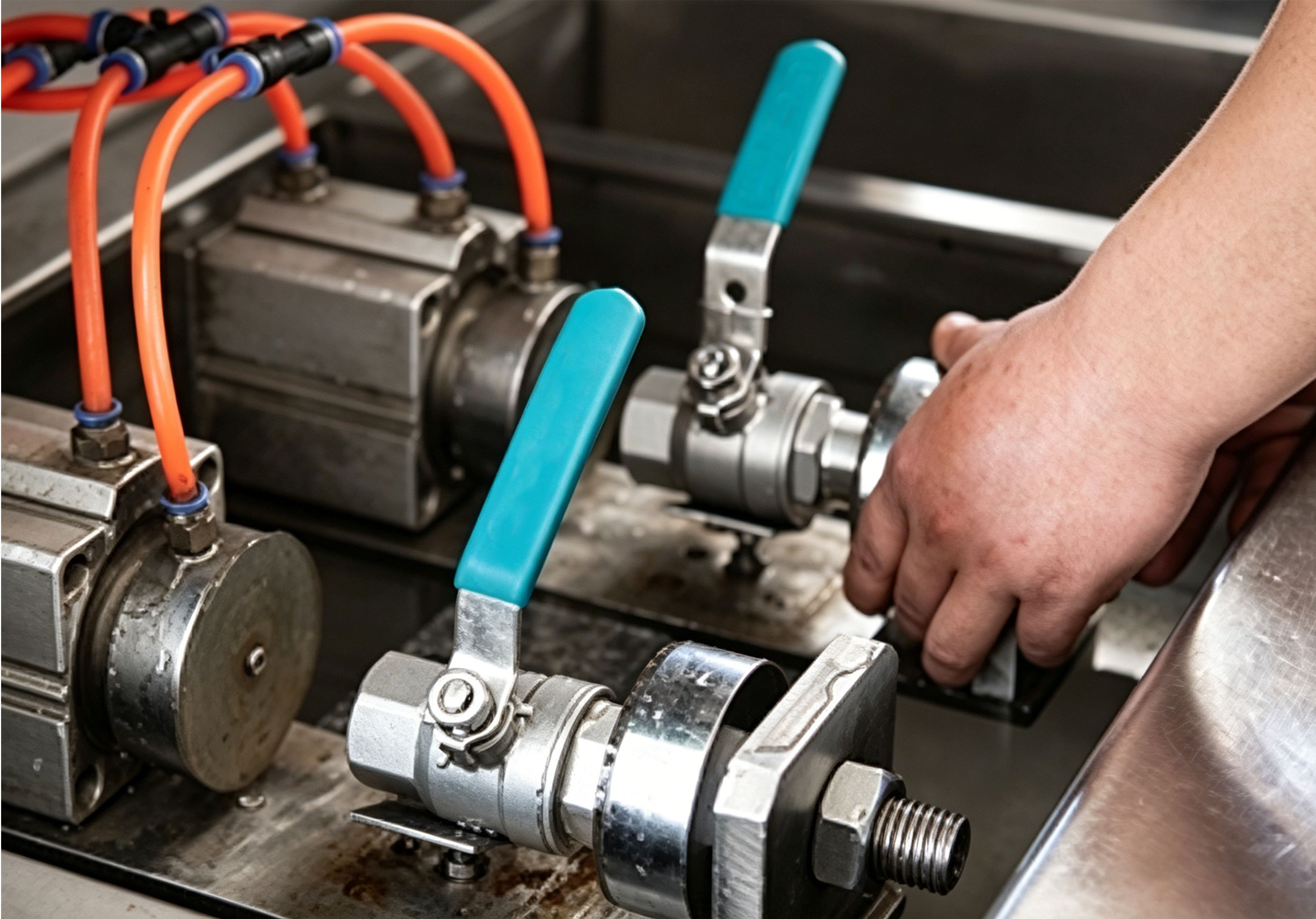 Ball valve pressure test