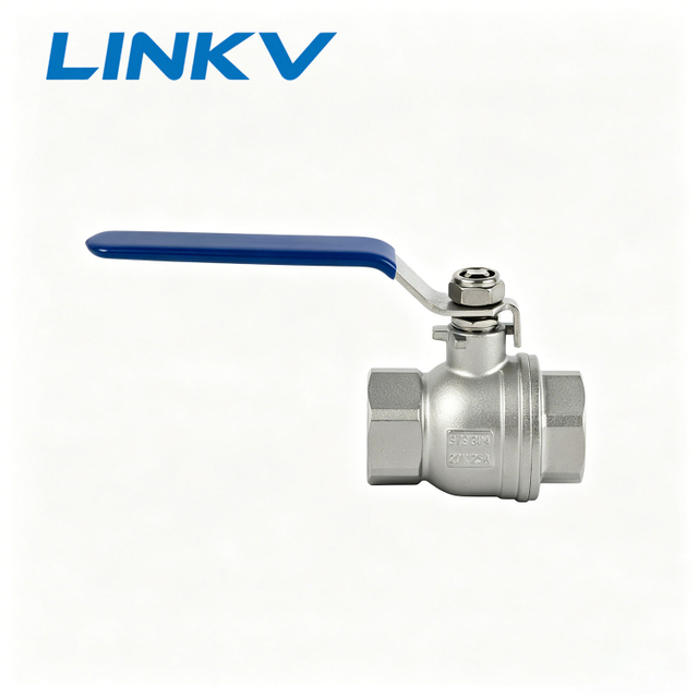 2PC Stainless Steel Ball Valve, Two Piece Ball Valve Disassembly, Durable 2 Piece Ss Ball Valve with Easy Maintenance