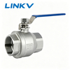 One Piece Stainless Steel Ball Valve, High Pressure One Piece Ball Valve, Reliable Ss One Piece Valve for Industrial Applications