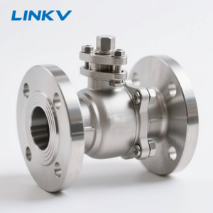Stainless Steel Flanged Ball Valve with ISO 5211 Actuator Connector for Automation